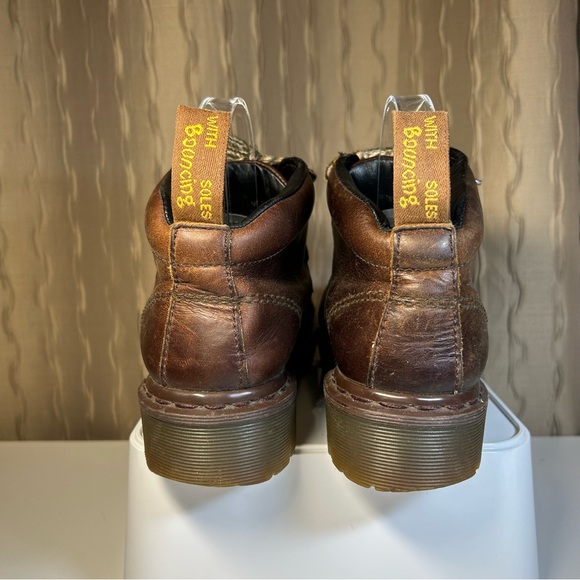 Doc Dr. Martens 8287 Men's 6 Brown Leather Padded Collar England UK Vintage Y2K - Picture 8 of 16